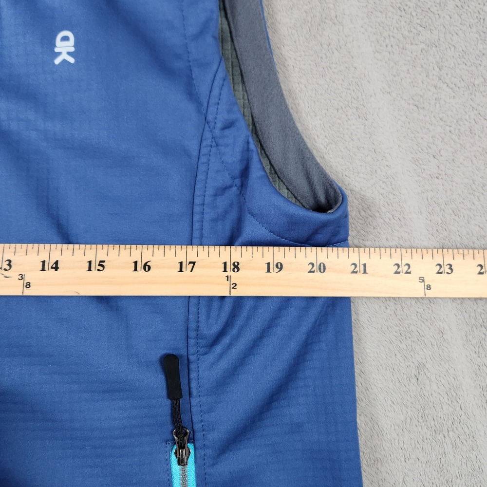 Little Donkey Andy Softshell Fleece Lined Hiking Vest Womens XL BlueFull Zip - Picture 5 of 9